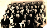 Выпускники 10 класса ПСШ № 1, 1966 год. Сидит крайний слева Г.Г. Кузнецов