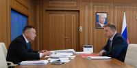 Виталий Хоценко провёл рабочую встречу с главой Минстроя России Иреком Файзуллиным по поводу развития жилищного строительства и благоустройства в регионе - Газета Ваша звезда
